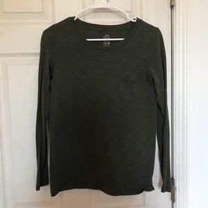 aerie Real Soft Tee Forest Green